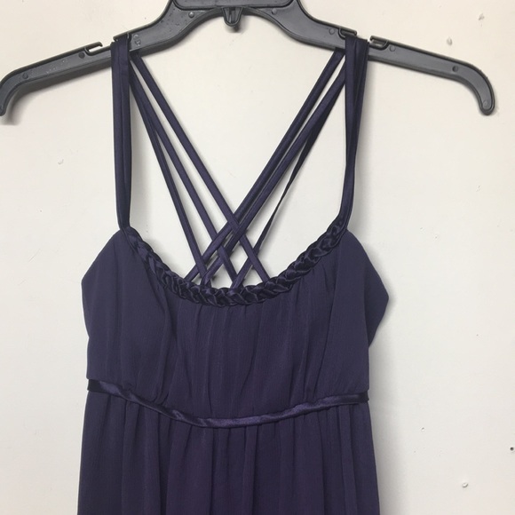 David’s Bridal Purple Lapis Bridesmaids Dress - Picture 5 of 9